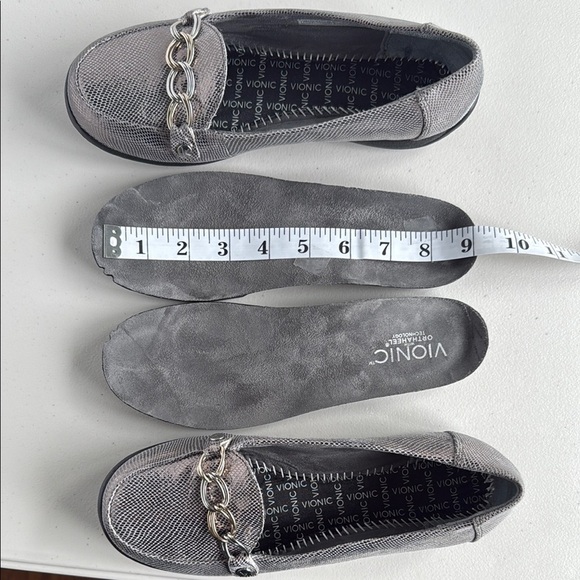 Vionic Alda Ballet Flats Metallic Pewter - Picture 15 of 16